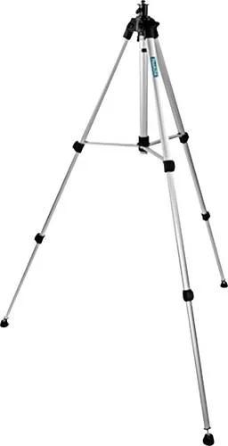 Makita Baustativ TK0LM5030F - Flexibles Messgerätestativ - Messgeräte-Kategorie, Arbeitshöhe von 78 bis 290 cm, ideal für Nivelliergeräte und Laser mit 5/8 Zoll Gewinde, robust und leicht mit rutschfesten Gummifüßen.