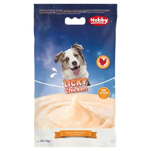 Nobby Starsnack Licky Dog Chicken 25 x 15 g, UVP 7,99 EUR, NEU