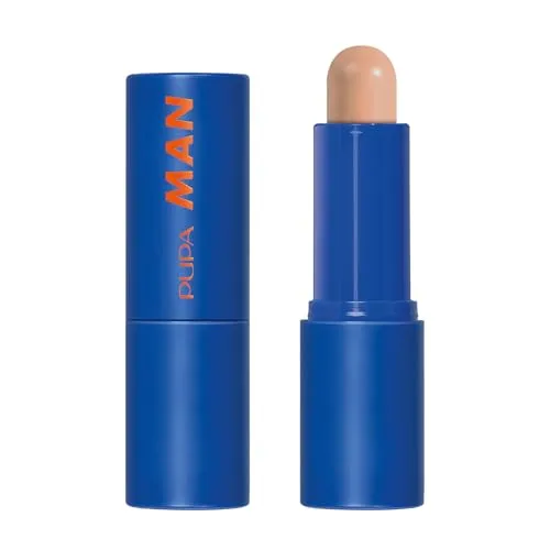 Pupa Man Quick Eraser Concealer 001 Light Medium Skin - Gesicht Concealer mit tierversuchsfreier Formel für mühelose Abdeckung von Augenringen und Unvollkommenheiten, sorgt für ein makelloses, mattes Finish und ein angenehmes Hautgefühl.