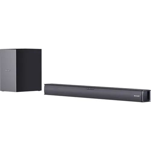 Sharp HT-SBW182 Soundbar 2.1 - 160 W Leistung, Bluetooth 4.2 und kabelloser Subwoofer für beeindruckenden Klang zuhause