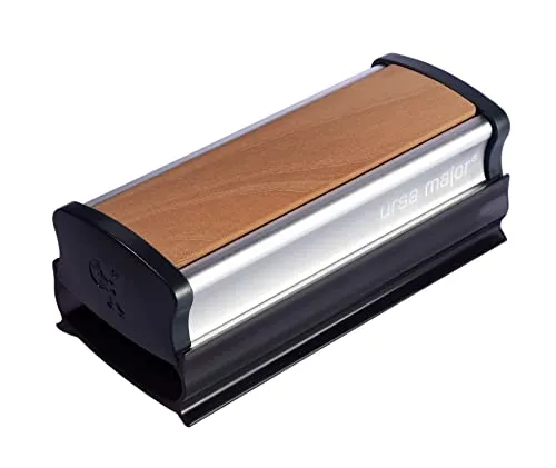 Schallplattenbürste URSA MAJOR Birne mit 14 Reihen Kohlefasern, antistatisch