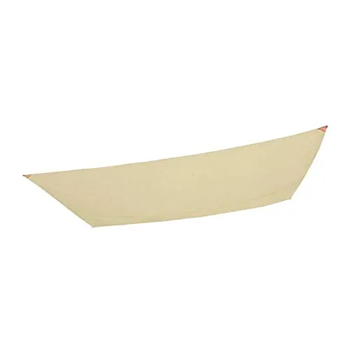 AKTIVE Rechteckiges Markisensegel 300x200 cm beige, Terrasse oder Garten, Polyester 160 g/m², UV50 Sonnenschutz, 4 Befestigungsseile, Einfache Montage, Schattenplätze im Freien (61017)