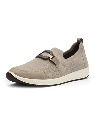 ara Damen Lissabon 4.0 Slipper – Cashmere, 37 EU - Komfortable Slipper mit Wechselfußbett und hochwertigem Winterfutter für optimalen Tragekomfort in der kalten Jahreszeit.