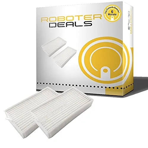 Feinstaub-Filter, Ersatzfilter, Filter (2 Stück) für ILIFE u. ZACO V3, V5, V5s, V5s Pro, V5x. 100% passend, beste Qualität. Besonders für Allergiker geeignet.