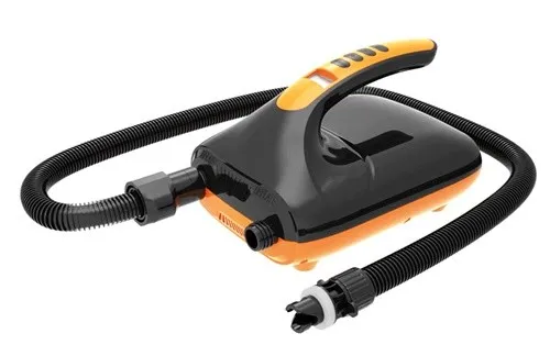 Fox Carp Automatic Air Pump - Bootsluftpumpe mit automatischer Abschaltung für müheloses Aufpumpen und maximale Effizienz beim Camping und Outdoor-Aktivitäten.