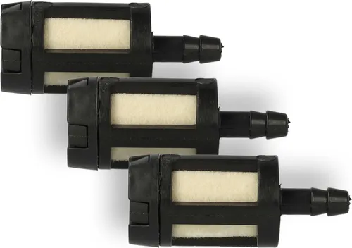 vhbw 3x Kraftstofffilter Ersatz für Zama ZF-1 für Gartengeräte z.B. Motorsäge, Motorsense