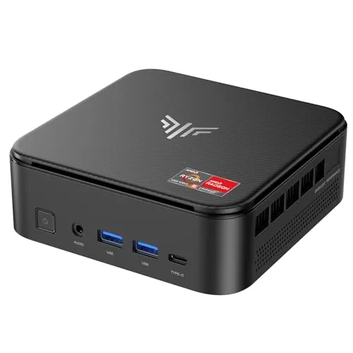 NiPoGi E3B Mini-PC von ΑMD Ryzen 5 7430U (Max 4.3GHz, 6C/12T, Besser als 5500U/5675U), 32GB(16+16GB) Dual Channel RAM/1TB SSD, Mini Desktop WiFi 6/BT 5.2/4K Triple Display/VESA unterstützt