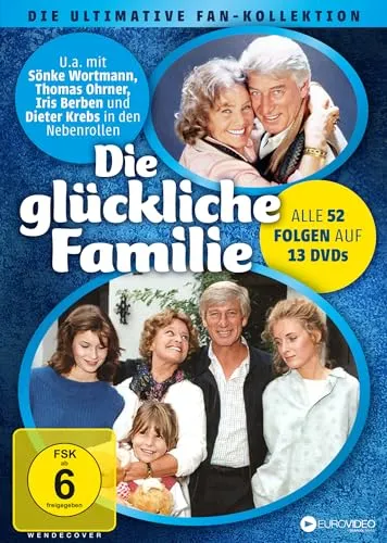 Die glückliche Familie - Alle 52 Folgen auf 13 DVDs - Klassische Familienserie über die Behringers der 80er Jahre, die humorvoll die Herausforderungen des Alltags meistern. Ein nostalgisches TV-Erlebnis für die ganze Familie.