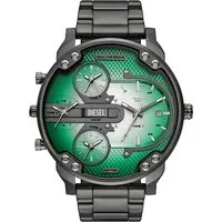 Diesel Herren Analog Quarz Uhr DZ7488 mit Edelstahl Armband - Armbanduhren für Herren mit 54-mm-Gehäuse, kratzfestem Mineralglas und wasserdicht bis 30 m – Stil und Funktionalität vereint!