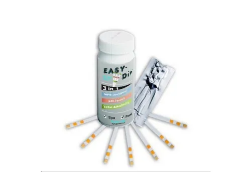 WATER-I.D. Pool-Wassertest Teststreifen Aktivsauerstoff pH Alkalinität 50 Stück Schwimmbad Pool