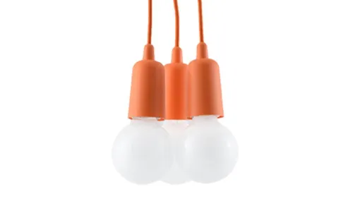 Sollux SL.0585 Pendelleuchte DIEGO 3 orange in orange von SOLLUX lighting