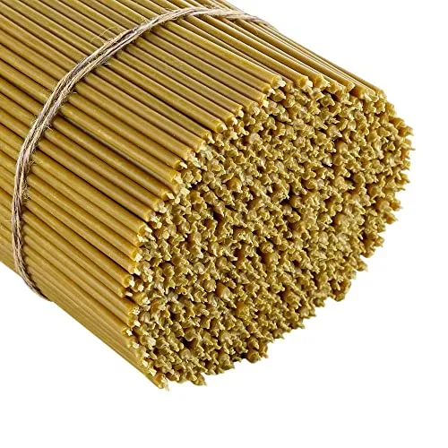 Danilovo Ritual Kerzen 100% Bienenwachs (Gelb) in gelb von Danilovo