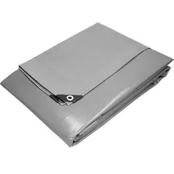 ECD Germany Abdeckplane Gewebeplane 6x10m - Abdeckhauben & Hüllen - Robuste, wasserdichte und schimmelresistente Plane aus Polyethylen mit reißfester Beschichtung, ideal für Gartenmöbel, Fahrzeuge und mehr.