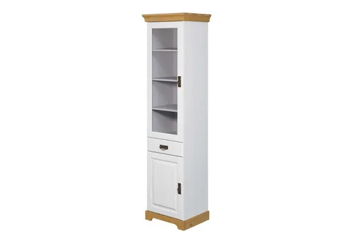 Home affaire Vitrine Rügen – Massivholz im Landhausstil, 192 cm hoch