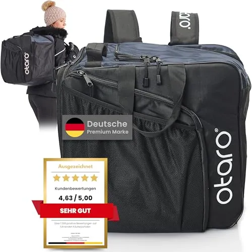 Otaro Sporttasche Skischuhtasche mit Helmfach von Otaro