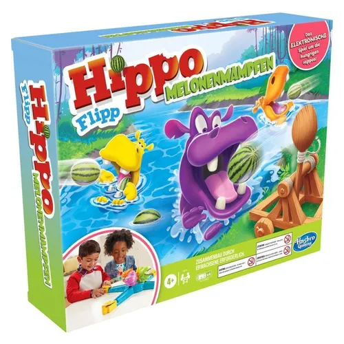 Produktbild Hasbro E9707100 Hippo Flipp Melonenmampfen Kinderspiel