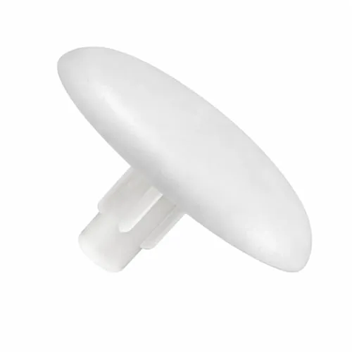 Möbel-Abdeckkappen weiß rund – 20 Stück – Kreuzschlitz-Abdeckkappen, Schrauben-Kappen für Kopfloch-Bohrung, Verschluss-Stopfen, Endkappen für Bohrlöcher und Holzmöbel (20, weiß)