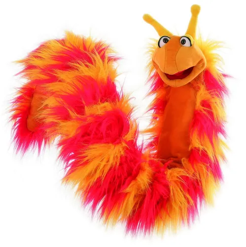 LIVING PUPPETS HANDPUPPE RENI RAUPE 130 cm - Handpuppe, perfekte Größe für interaktives Spiel und kreative Geschichtenerzählung, ideal für Kinder und Puppentheater.