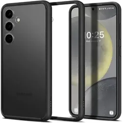 Spigen Ultra Hybrid Hülle für Samsung Galaxy S24 - Schwarz, optimaler Schutz mit Air Cushion Technologie und maßgeschneiderter Passform