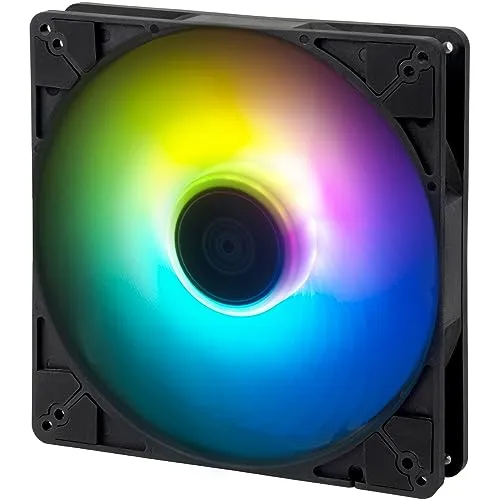 SST-AP184i-ARGB Gehäuselüfter 180 mm - PC-Gehäuse mit RGB-Beleuchtung, leise und leistungsstark bei 1.200 U/min, ideal für optimale Kühlung und stylisches Design.