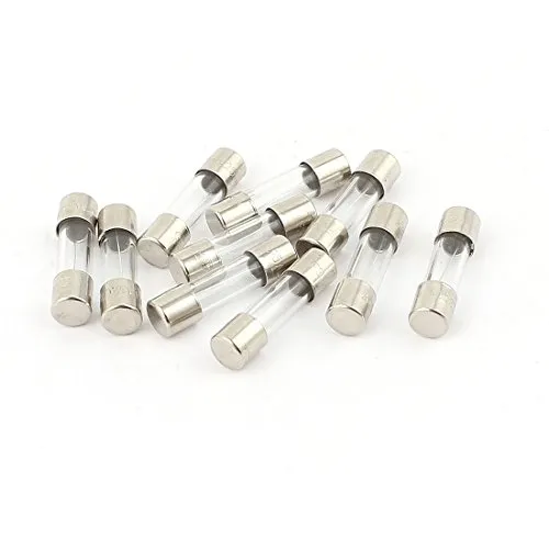 sourcing map 10STK 250V 3,15A Schneller Schlag Glas Sicherungen Rohre 5mm x 20mm