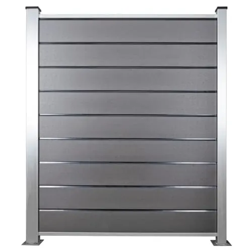 HORI Design WPC Sichtschutz Komplettset - Hochwertiger Zaun für Garten - Vielseitiges WPC Sichtschutzset für individuelle Anpassung. Wetterbeständige Materialien garantieren Langlebigkeit und einfache Montage. Inklusive aller notwendigen Komponenten für einen ästhetischen und stabilen Gartenzaun.