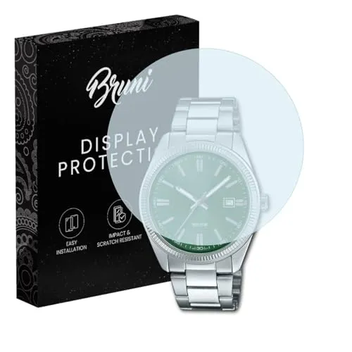 Produktbild Bruni Schutzfolie kompatibel mit Casio MTP-1302PD-3AV Folie, glasklare Displayschutzfolie (2X)