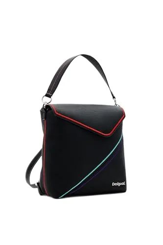 Desigual Women's Accessories PU Backpack Mini, Schwarz in schwarz von Desigual