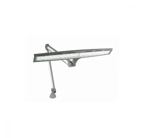 LED Arbeitsplatzleuchte Luminos, nicht ESD - Nähmaschinen Zubehör, leistungsstarke LED-Lampe mit breiter Lichtverteilung und dimmbarer Funktion, ideal für präzise Beleuchtung an Werkbänken.