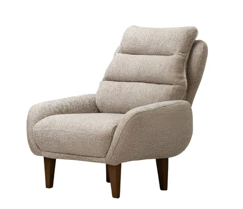 Exklusiver Beiger Relaxsessel für modernes Wohnzimmer - Eleganter Polstersessel in Beige für stilvolles Wohnen, mit komfortablem Sitz und modernem Design. Ideal für entspannte Stunden im Wohnzimmer.