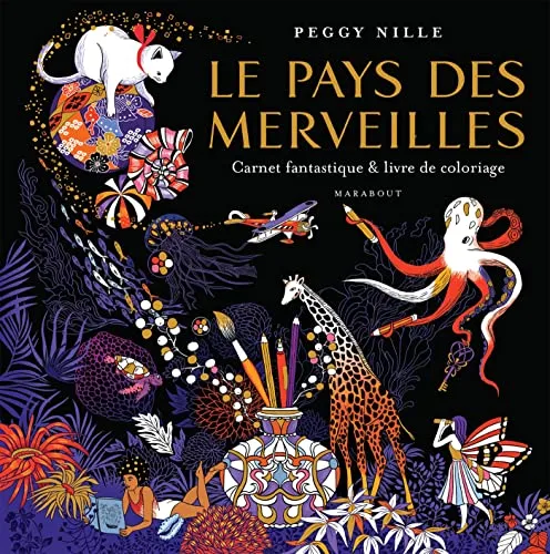 Produktbild Le pays des merveilles: Carnet fantastique & livre de coloriage