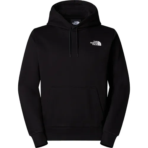 The North Face Kapuzensweatshirt M SIMPLE DOME REGULAR HOODIE - TNF BLACK - Sportliches Sweatshirt für Herren, aus pflegeleichtem Material mit Kapuze und Kängurutasche, ideal für Freizeit und Outdoor-Aktivitäten.