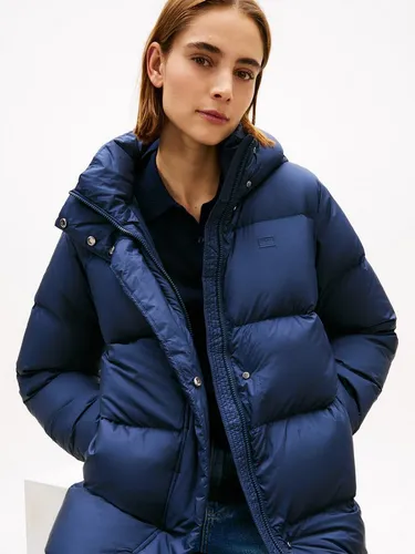 Tommy Hilfiger Steppmantel MODERN DOWN REG COAT - Funktionsjacke mit wärmenden Daunenfüllung, ideal für kalte Tage und lässigen Stil, in eleganter Farbe Dark Night Navy.