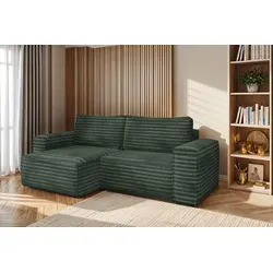 Kaiser Möbel Bohoo Ecksofa L-form Grün Links Velo in grün von Kaiser