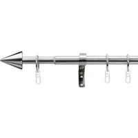 Bestlivings Stilgarnitur Set Edelstahl 120-230 cm Ausziehbar - Elegante Edelstahl-Stilgarnitur für individuelle Fensterdekoration. Ausziehbar und einfach zu montieren, passt perfekt in jeden Raum. Inklusive Zubehör für eine mühelose Anbringung.
