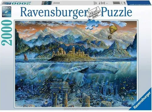 Ravensburger 16464 - 2000 Teile Wal Puzzle für Erwachsene, entspannendes Meeresschauspiel zur Förderung von Konzentration und Gedächtnis