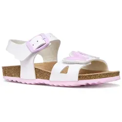 Geox J ADRIEL GIRL Sandale mit Schnallenverschluss in Weiß-Pink