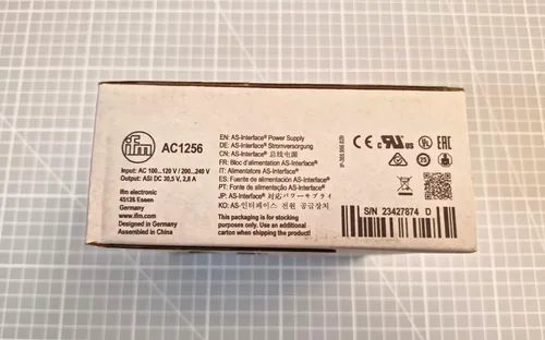 Produktbild IFM AS-Interface Stromversorgung AC1256 PSU-1AC/ASi-2,8A, 4021179273053