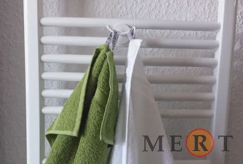 MERT Handtuchhaken Halbmond für Badheizkörper