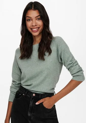 ONLY Strickpullover ONLRICA LIFE L/S schwarz 34 - Pullover in Regular Fit, wärmend und bequem, ideal für lässige Outfits. Aus 93% Polyester, pflegeleicht und maschinenwaschbar.