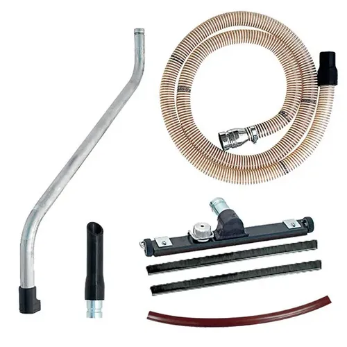 Cleancraft Schlauch- und Düsensatz Ř 50 mm, 4 m - Staubsauger Zubehörset - Druckluft-Reinigungsgeräte mit 4 m Schlauch für optimale Reinigungsergebnisse und einfache Handhabung.