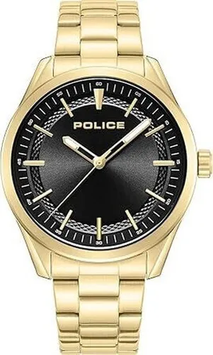 Uhr POLICE Herren Kühlergrill Golden Pewjg0018202 von Police