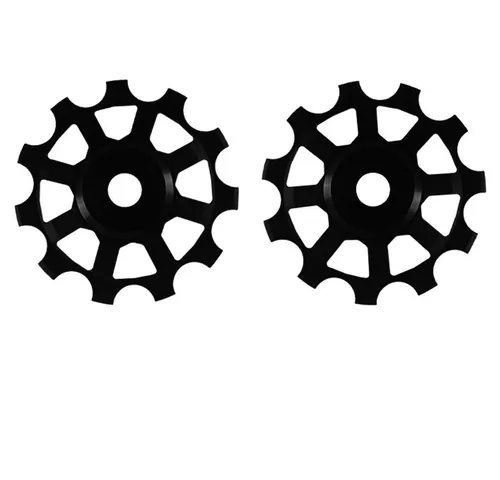 NovaRide 11z Schaltrollenset Ceramic für optimale Schaltperformance - Das NovaRide 11z Schaltrollenset aus 7075 Aluminium mit Keramiklagern sorgt für reibungsarme Übersetzung und präzisere Schaltvorgänge. Ideal für Radfahrer, die Wert auf Effizienz und Langlebigkeit legen.