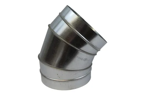 Bogen 45° NW 250mm, Wickelfalzrohr, Lüftung Rohr, Formteil