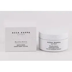 Acca Kappa Muschio Bianco Body Butter 200 ml - Luxuriöse Body Butter für Damen, spendet intensive Feuchtigkeit und hinterlässt einen zarten Moschusduft.