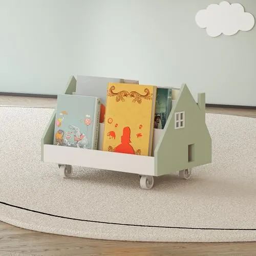 [en.casa] Mobiles Bücherregal für Kinder Vipsali von en.casa