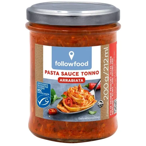 Pasta-Sauce Tonno - Arrabiata 200g | FOLLOWFOOD