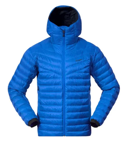 Bergans Rabot Light Down Hood Winter-Daunenjacke - Wanderjacke aus 100% recyceltem Polyamid, leicht, warm und komprimierbar mit RDS-zertifizierten Daunen – ideal für Outdoor-Abenteuer im Winter.