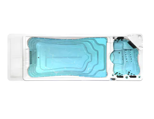 Whirlpool Hot Tub Spa Whirlwanne 580x225 cm - Geräumige Whirlwanne für entspannende Momente, mit komfortabler Massagefunktion und robustem Acrylmaterial. Ideal für Wellness und Erholung im eigenen Garten.