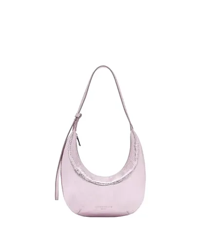 Liebeskind Ryker Schultertasche XS aus Leder in Lila - Kompakte Schultertasche aus hochwertigem Leder, ideal für stilvolle Auftritte. Mit 28 cm bietet sie genügend Platz für Essentials und besticht durch ihr elegantes Design.